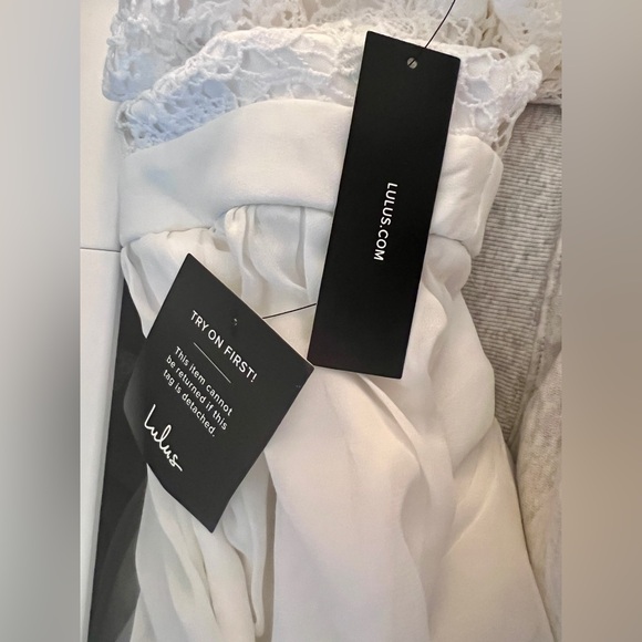 Lulu's Elegant White Long Sleeve Dress - Picture 5 of 5